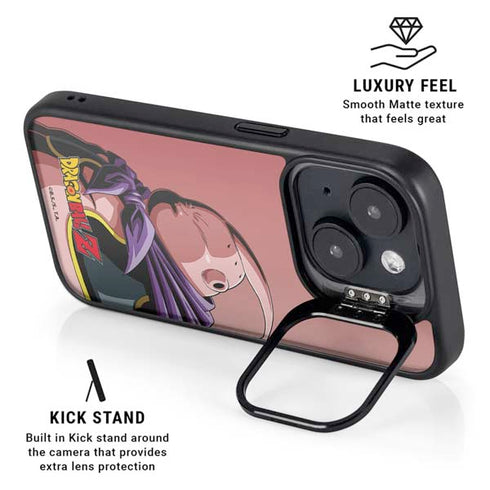 Dragon Ball Z Majin Buu Portrait iPhone 14 Kickstand Case